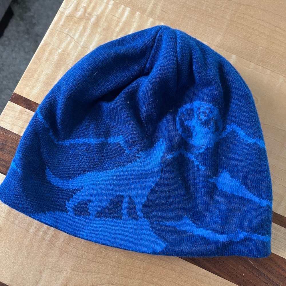 Patagonia Beanie - Reversible Wolf Howling at the Moon